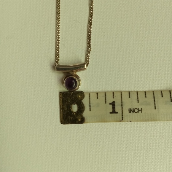 Sajen sterling silver amethyst necklace - Picture 6 of 7